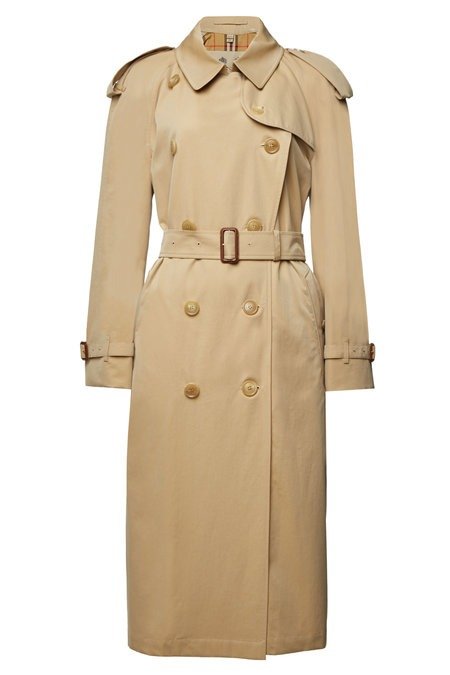 - Westminster Long Cotton Trench Coat