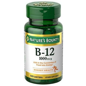 Nature's Bounty Vitamin B12 Supplement, Supports Metabolism and Nervous System Health, 1000mcg, 100 Tablets