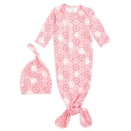 comfort knit™ newborn gown + hat gift set