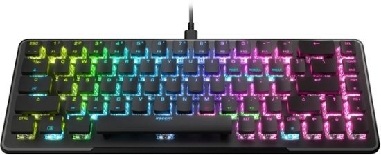 ROCCAT - Vulcan II Mini – 65% Wired Gaming Keyboard With Customizable AIMO RGB Illumination - Black