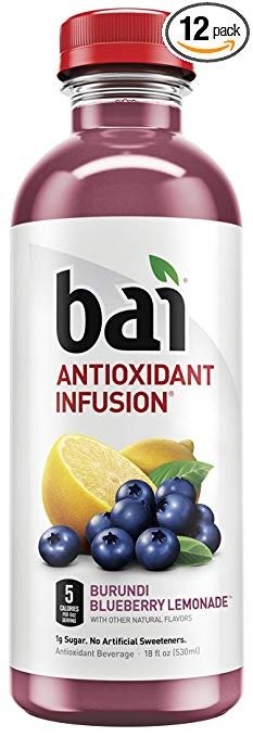 天然抗氧化蓝莓柠檬椰子水 18oz 12瓶