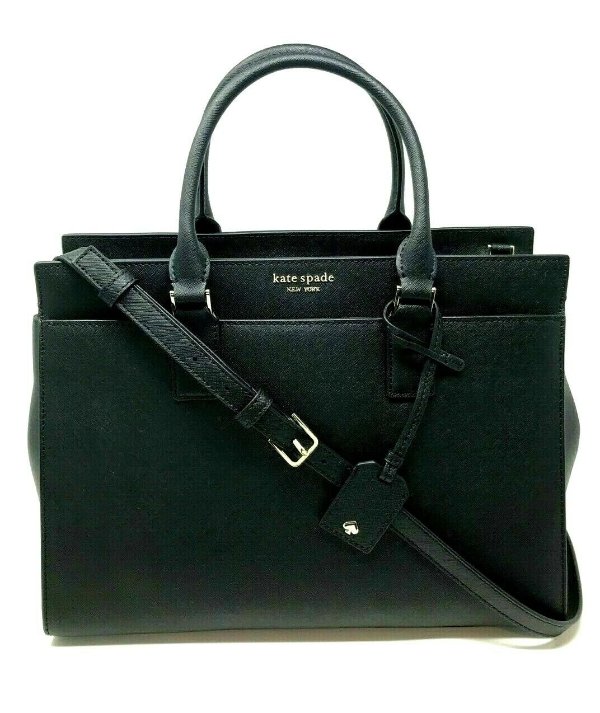 Cameron Large Satchel Leather Crossbody Handbag Bag $389