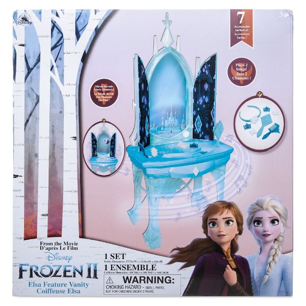 Frozen 2 Elsa'冰雪梳妆台玩具套装