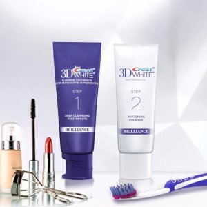 Crest 3D White Brilliance Toothpaste, Teeth Whitening and Deep Cleansing via Daily Two-Step System
