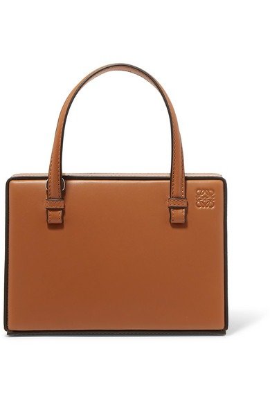 Postal small leather tote