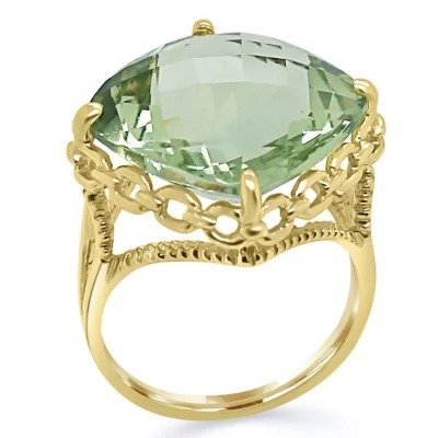 绿水晶戒指