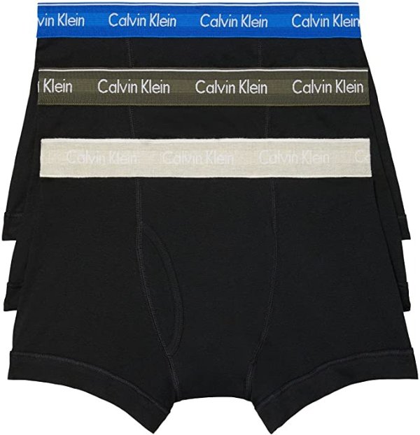 Calvin Klein Men's Cotton Classics 3-Pack Trunk