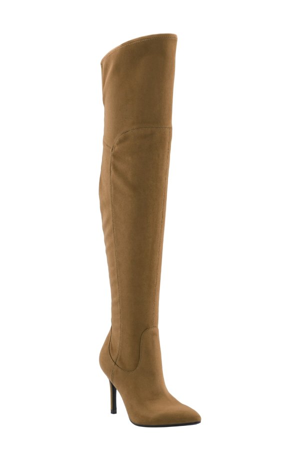 Daneca Pointy Toe Over the Knee Boot