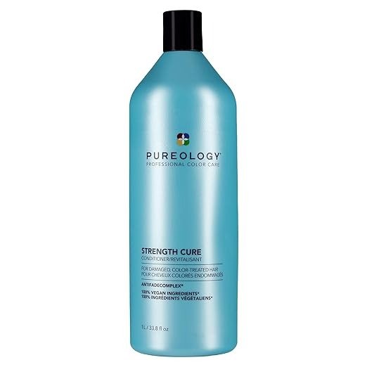Strength Cure Conditioner | For Damaged, Color-Treated Hair | Softens & Strengthens Hair | Sulfate Free | Vegan