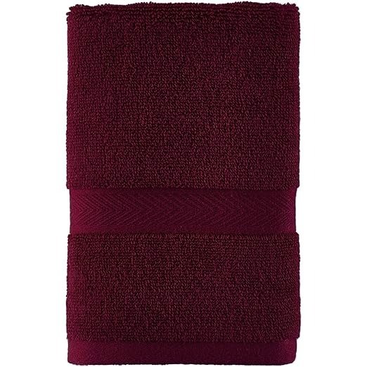 Modern American Solid Hand Towel, 16 X 26 Inches, 100% Cotton 574 GSM (Tawny Port)