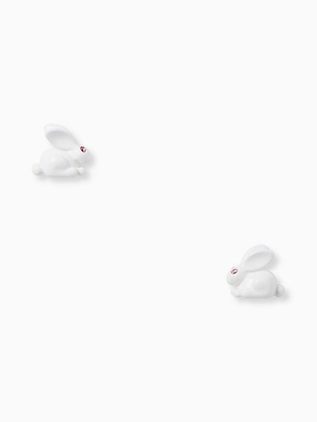 forest party enamel bunny studs