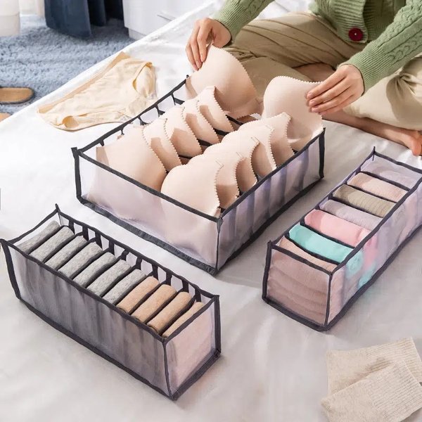 1pc Multi-cell Packing Underwear Storage Box | Save Money On Temu | Temu