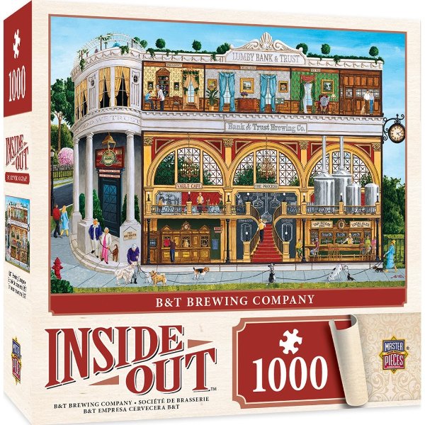 Inside Out B&T Brewing Company - 1000 Piece Jigsaw Puzzle by Art Poulin