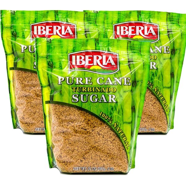 Iberia Turbinado 纯甘蔗原糖 2磅装 3包