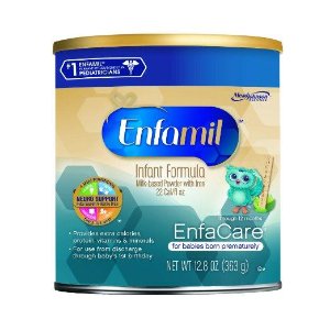 美赞臣Enfamil EnfaCare早产儿及体重过轻婴儿奶粉12.8盎司（6罐装）