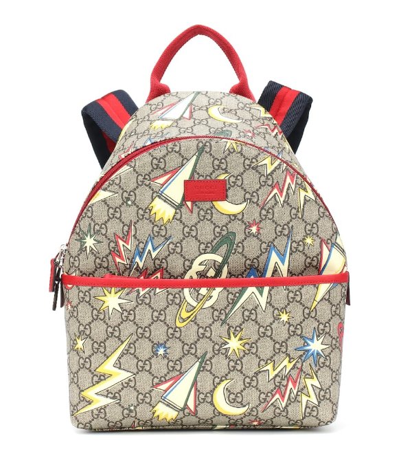 GG Supreme coated canvas backpack