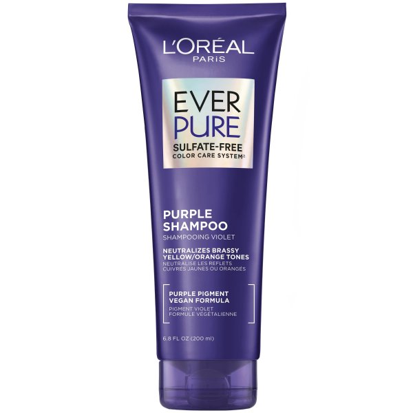 Sulfate Free Purple Shampoo for Toning Blonde and Bleached Hair, EverPure 6.8 fl oz