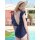 OP-18372 SHIRRING V ZONE ONEPIECE SWIMSUIT NAVY