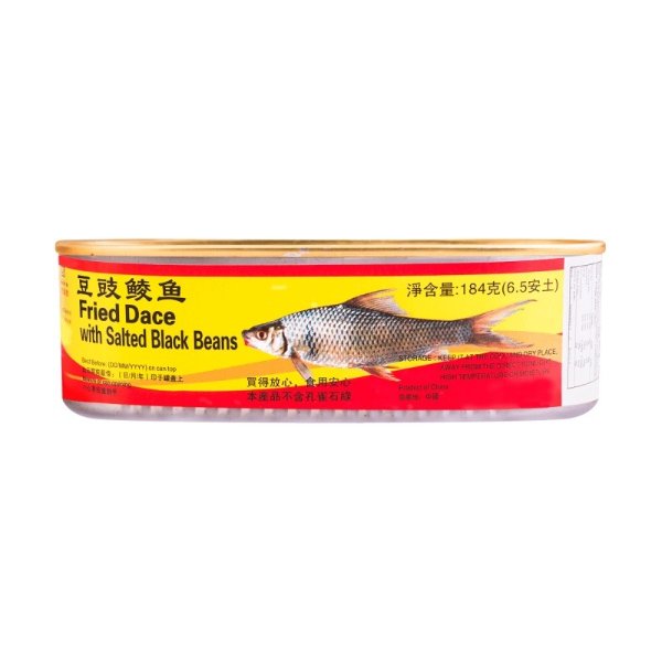 美国厨之宝 原味豆豉鲮鱼罐头 184g 