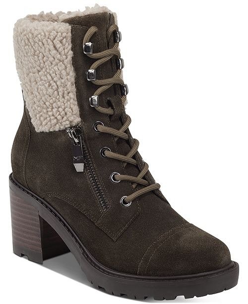 Lansly Lace-Up Booties