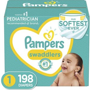 Pampers尿不湿 1号 198片