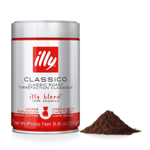 illy Classico Ground Drip Coffee Medium Roast 8.8 Ounce
