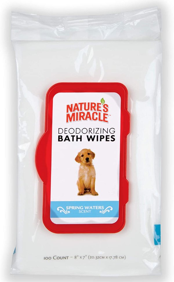 Deodorizing Bath Wipes for Dogs