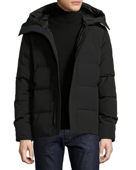 Macmillan Hooded Parka Coat, Black