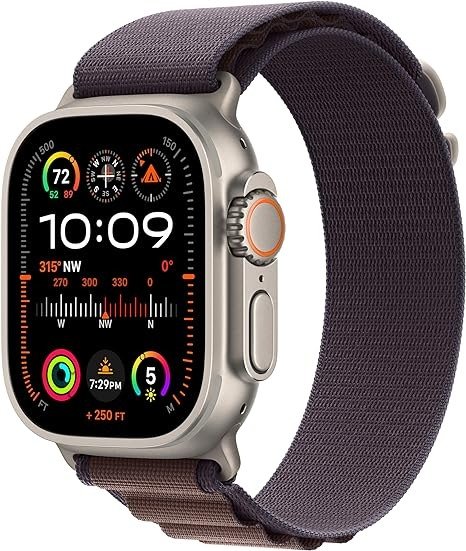 Amazon.com Apple Watch Ultra 2 GPS + Cellular, 49mm Titanium Case