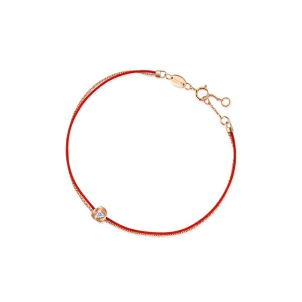 Promessa 'Love Knot' 18K Rose Gold Diamond Rose Bracelet | Chow Sang Sang Jewellery eShop