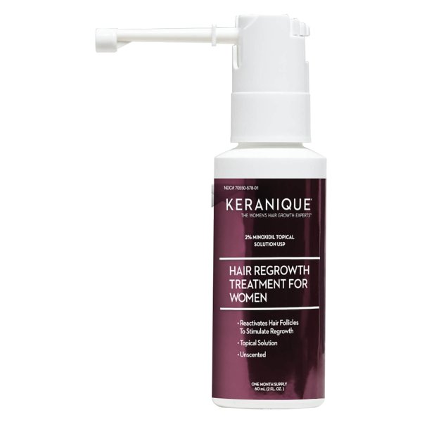 Keranique Hair Regrowth Treatment with Extended Nozzle Sprayer