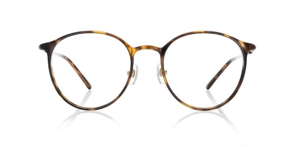 Tortoise Blaze Round Glasses incl. $0 High Index Lenses with Adjustable Nose Bridge
