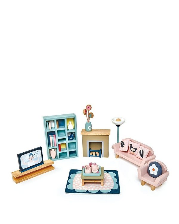 Dolls House Sitting Room Set - Ages 3+