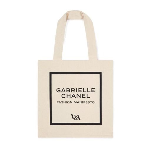 V&A联名Chanel帆布包 白色