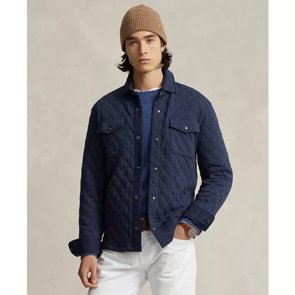 Men's Quilted Overshirt