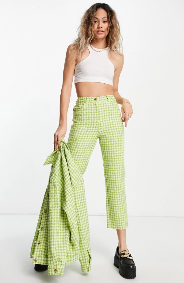 Boucle Crop Trousers