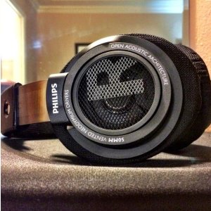 Philips SHP9500 Over-Ear Headphones-Black