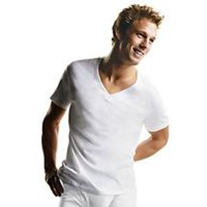 Hanes Men's ComfortSoft® V-Neck Undershirt 3-Pack