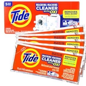Washing Machine Cleaner by Tide for Front and Top Loader Washer Machines,(2.6oz each) (Pack of 5)