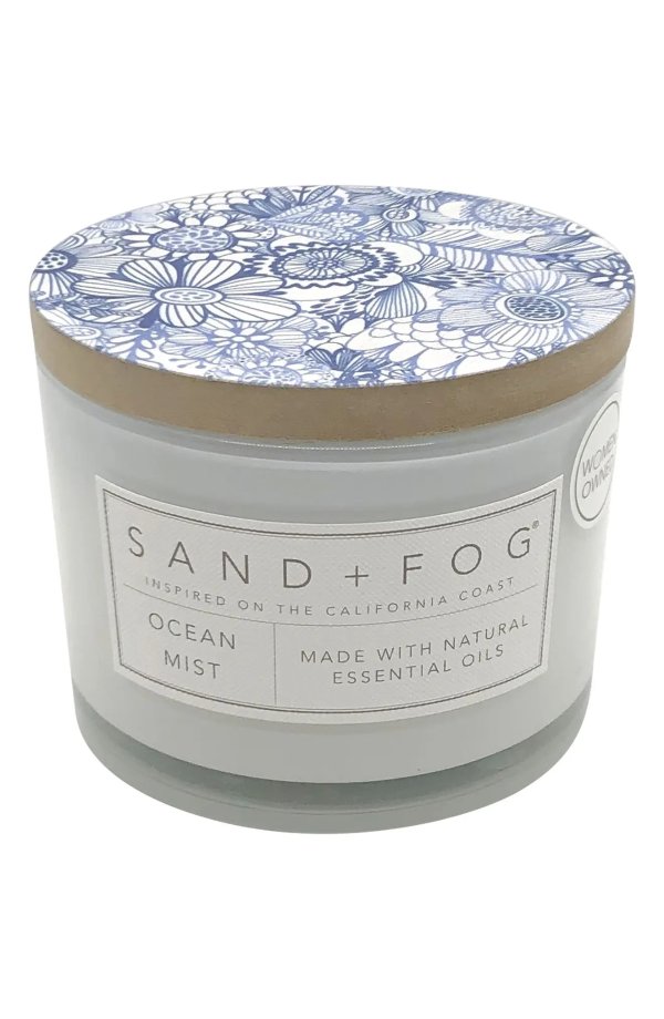 Sand & Fog Ocean Mist Scented Candle