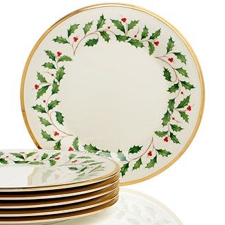 Holiday Dinner Plates, Set of 6
