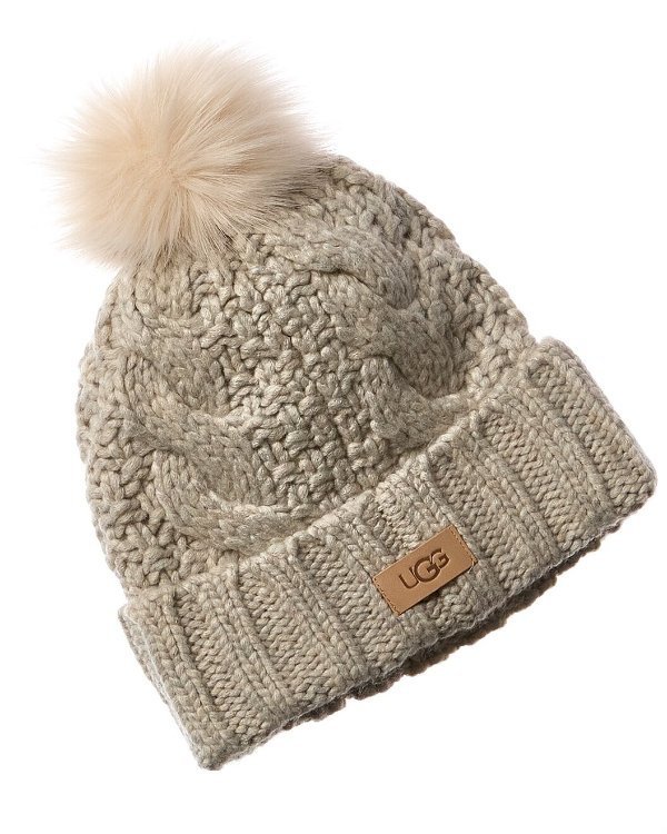 Cable Wool-Blend Hat