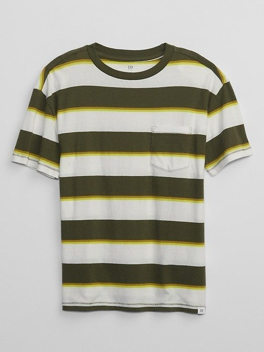 Kids Stripe Pocket T-Shirt