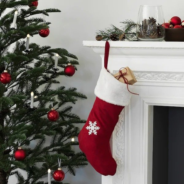 VINTER 2020 Christmas stocking - red - IKEA