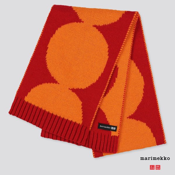 GIRLS MARIMEKKO HEATTECH KNITTED SCARF
