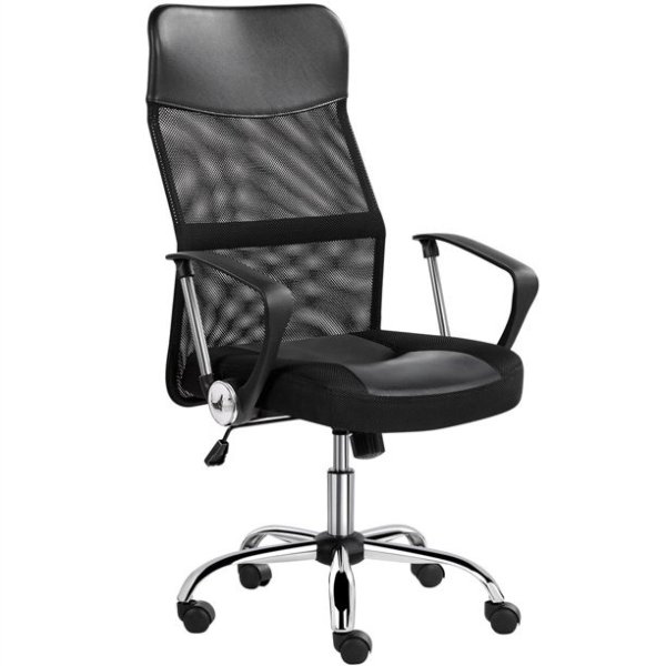 Adjustable High Back Office Chair Ergonomic Mesh Chair with Lumbar Support,Black