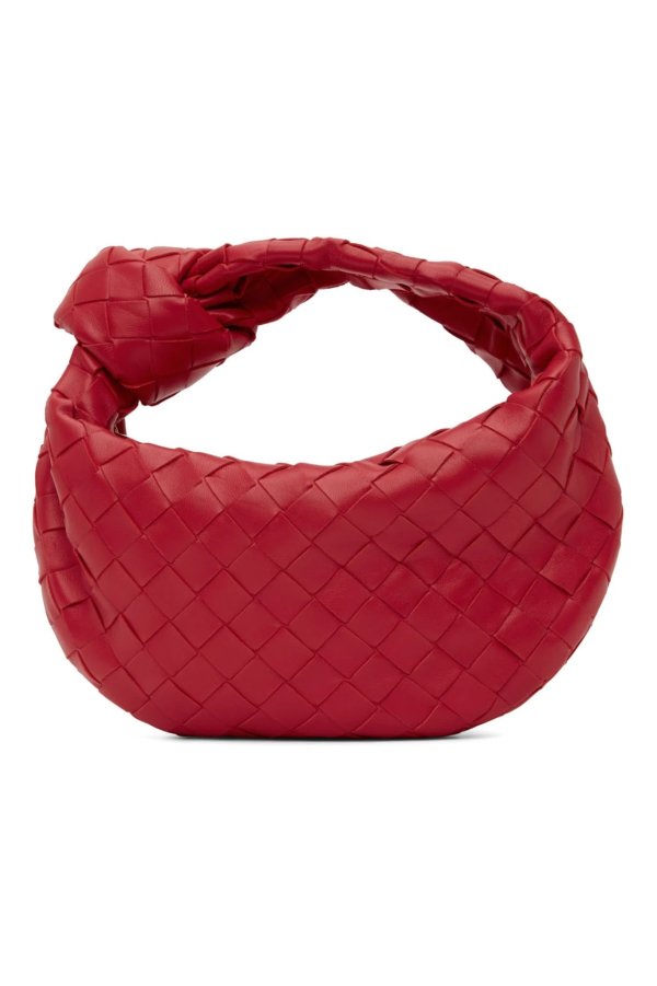 Red Mini Jodie Top Handle Bag