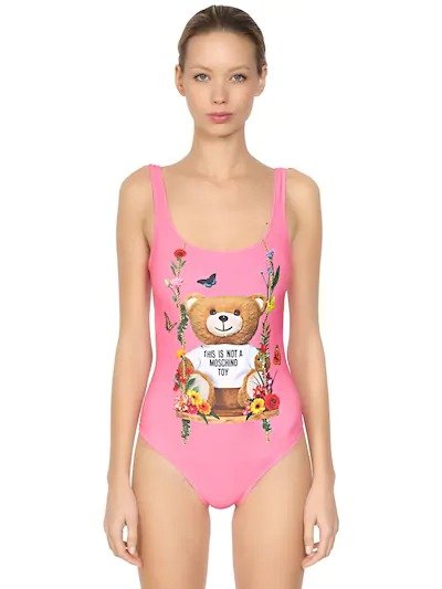泰迪熊泳衣