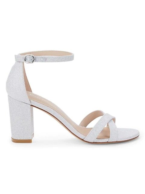 ​Nearly Nude Cross-Strap Sandals