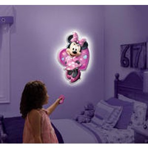 Uncle Milton Wall Friends Minnie Mouse, Talking Room Light
